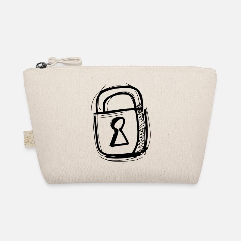 Schloss - Vorhängeschloss Bio-Täschchen
