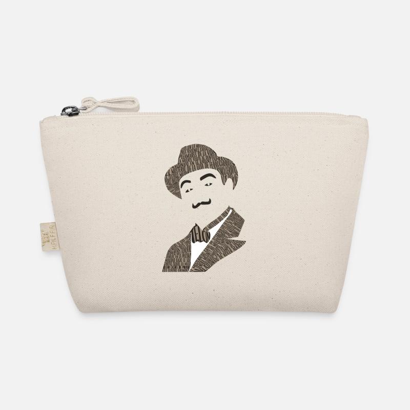 poirot agatha christie - Bio-Täschchen - Natur