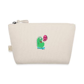 skateboard Monster - Organic Pouch - nature - Front