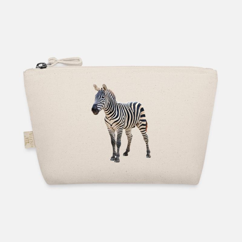 Zebra - Bio-Täschchen - Natur