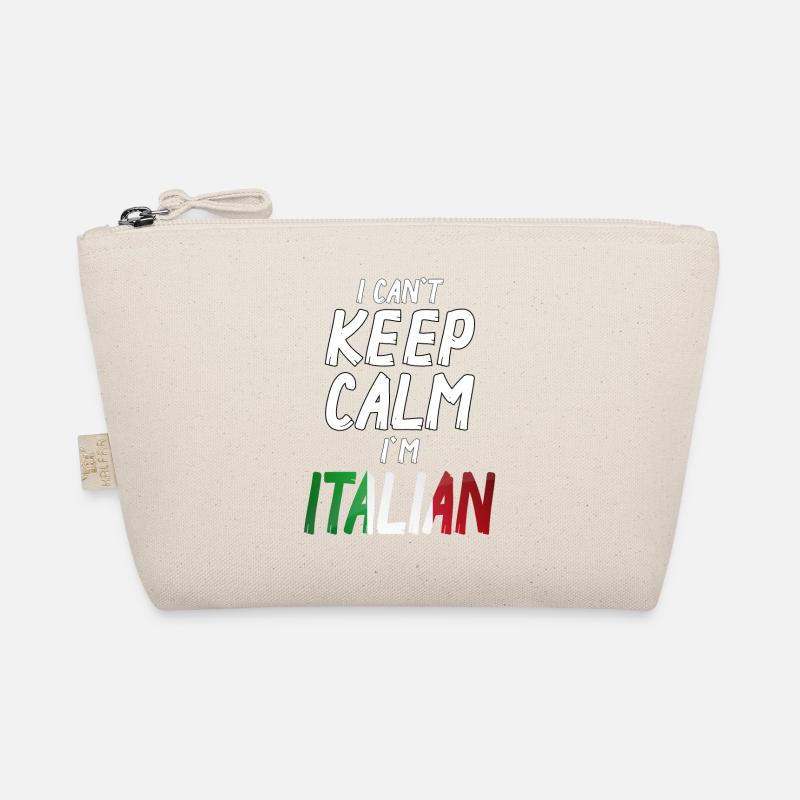 I can´t Keep Calm I´m Italian - Bio-Täschchen - Natur
