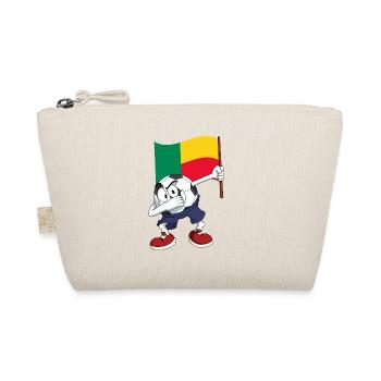 Benin Dabbing Fussball - Bio-Täschchen - Natur - Vorne