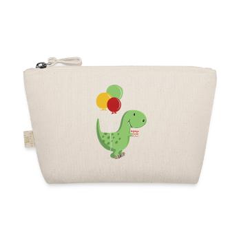 Happy Birthday Birthday Boy T Rex Dinosaur - Organic Pouch - nature - Front