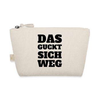 Das guckt sich weg Spruch Handwerker Geschenk Idee - Bio-Täschchen - Natur - Vorne