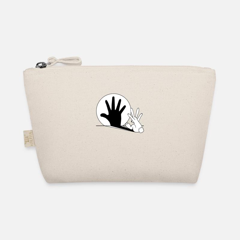 Rabbit Hand Shadow Organic Pouch