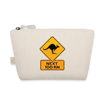 australia road sign kangoo - Organic Pouch - nature - Front