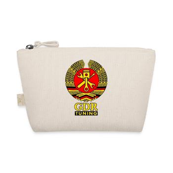 GDR Tuning Wappen 3c - Bio-Täschchen - Natur - Vorne