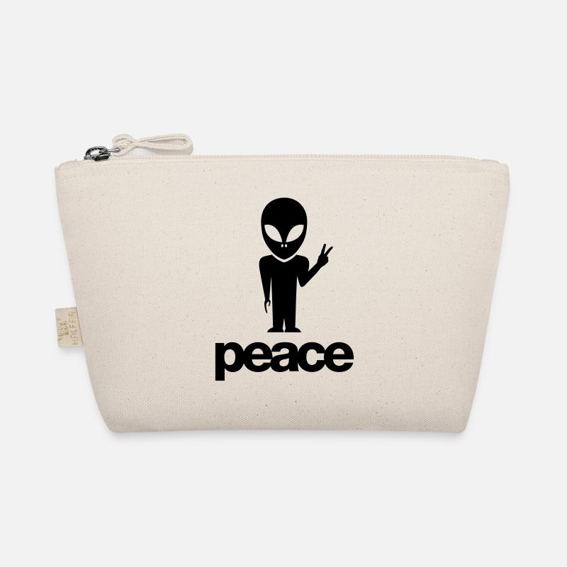 alien_peace_symbol_f1 Organic Pouch
