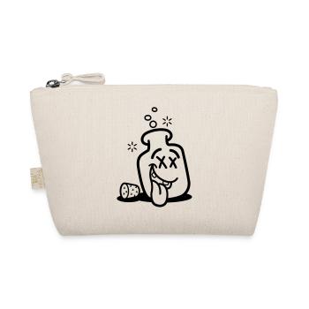 Drunk Bottle - Organic Pouch - nature - Front