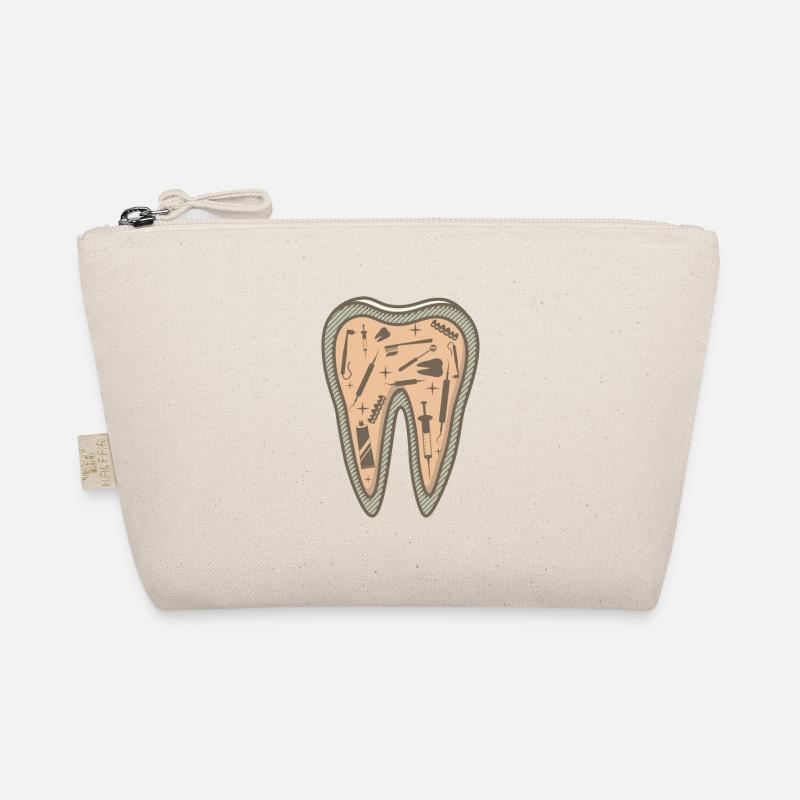 Der riesige Zahn! - Geschenk - Bio-Täschchen - Natur