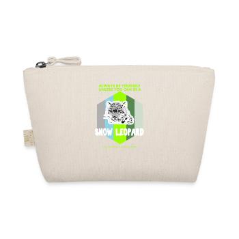 Sois un cadeau de neige léopard - Trousse biologique - nature - Devant