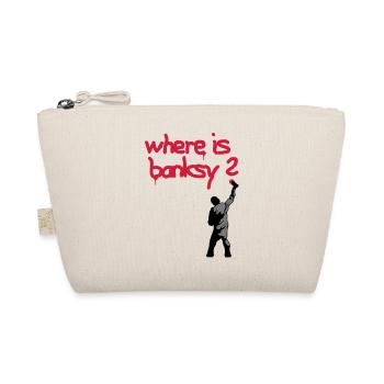 where is banksy - Bio-Täschchen - Natur - Vorne