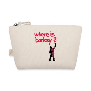 where is banksy - Bio-Täschchen - Natur - Vorne