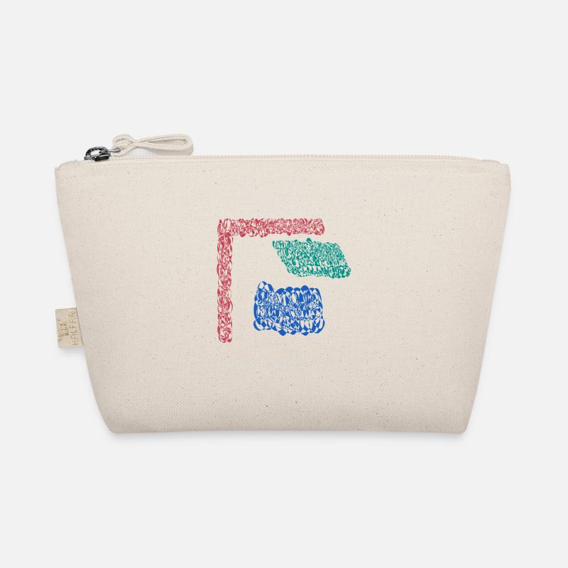 Abstract design The corner of the wall is protected Organic Pouch