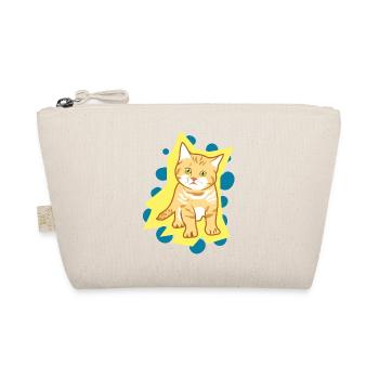 Sweet sad cat baby - Organic Pouch - nature - Front