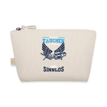 Tauchen Leben sinnlos - Geschenk - Bio-Täschchen - Natur - Vorne