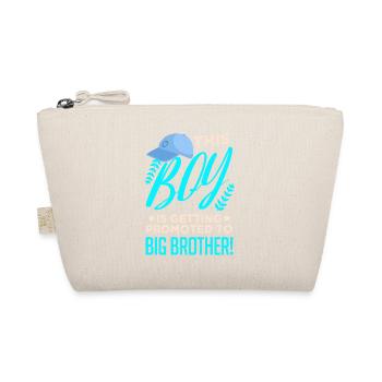 This Boy Is Getting Promoted To Big Brother - Organic Pouch - nature - Front