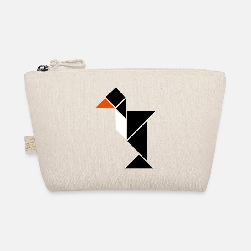 tangram pinguin - Bio-Täschchen - Natur