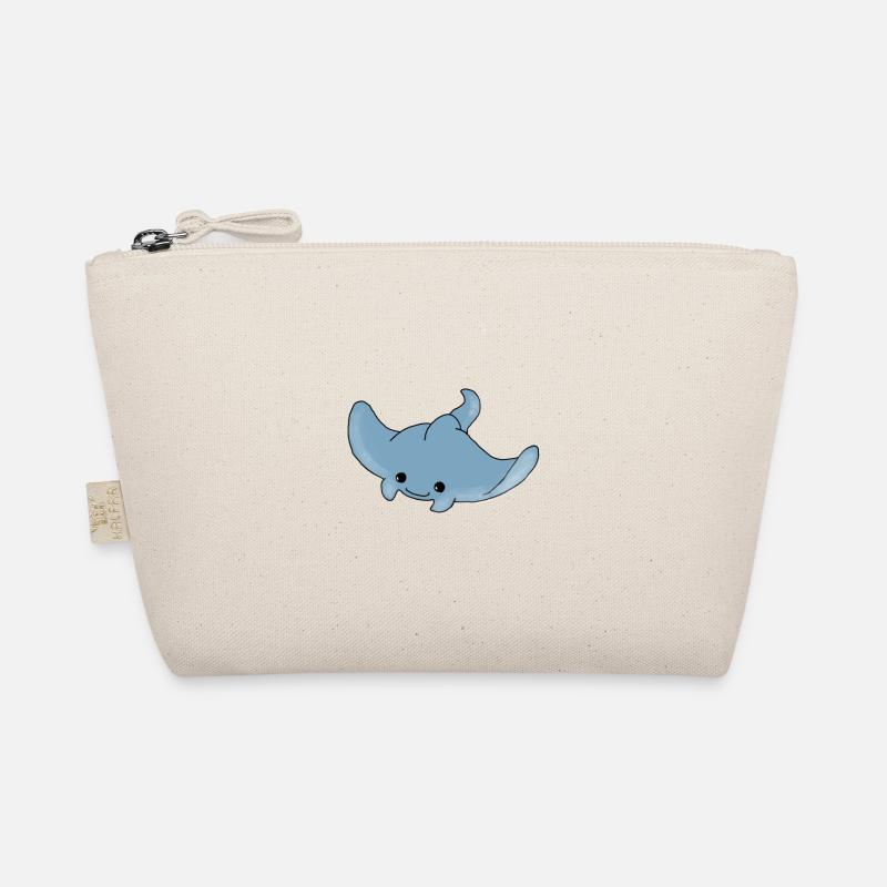 Süßes Rochen Manta Baby Kinder Kinder Geschenk - Bio-Täschchen - Natur