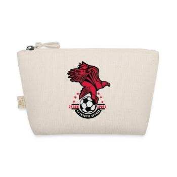 soccer football sports logo eagle eagle adler - Organic Pouch - nature - Front