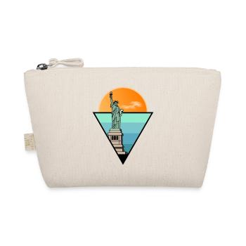 Statue of Liberty design freedom America - Organic Pouch - nature - Front