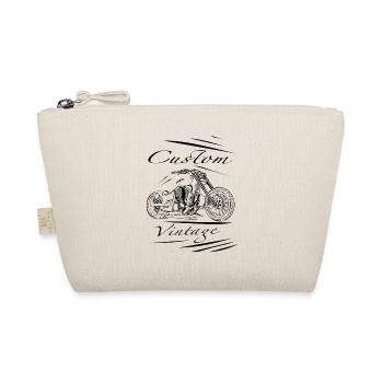 Moto collection Custom Vintage noir - Trousse biologique - nature - Devant