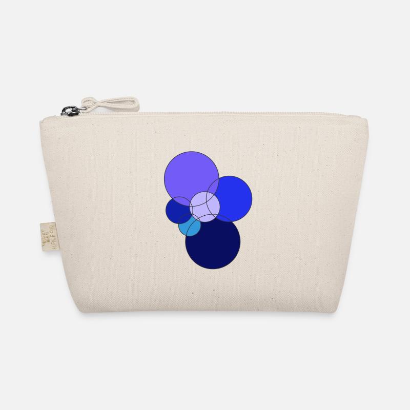 blaue Kreise - Bio-TĂ€schchen - Natur