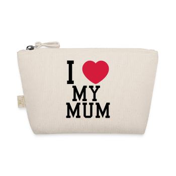 i love my mum - Organic Pouch - nature - Front
