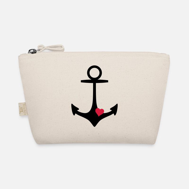 Anker und Herz Bio-Täschchen