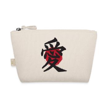 Ai amour idéogramme japonais effet vintage - Trousse biologique - nature - Devant