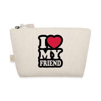 I love my friend - J'aime mon ami - Trousse biologique - nature - Devant