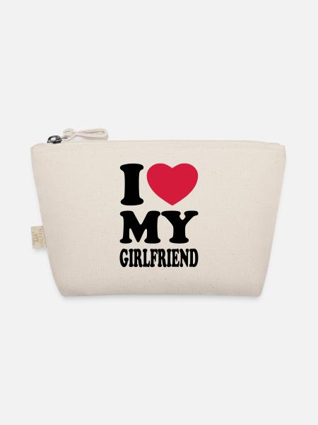 I love my girlfriend - J'aime mon amie - Trousse biologique - nature
