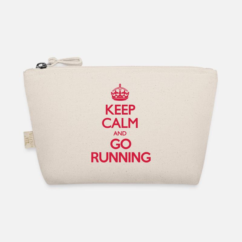 Keep Calm and Go Running Bio-Täschchen
