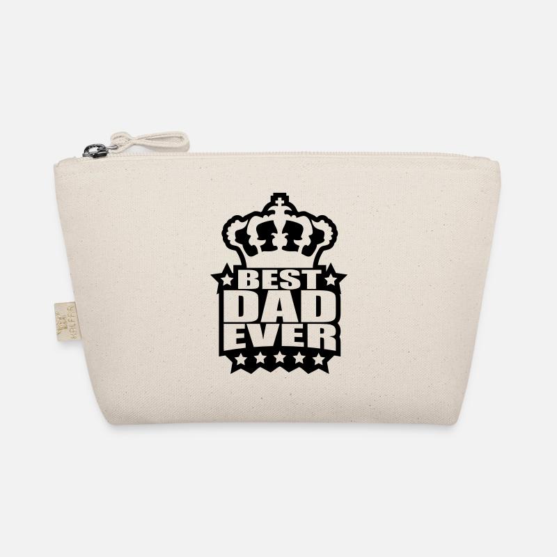 Best Dad Ever King Logo Trousse biologique