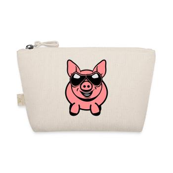 Lunette sympathique drôle de cochon - Trousse biologique - nature - Devant