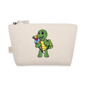 Tortue Écolier Cône de sucre Inscription à l’école Enfant - Trousse biologique - nature - Devant