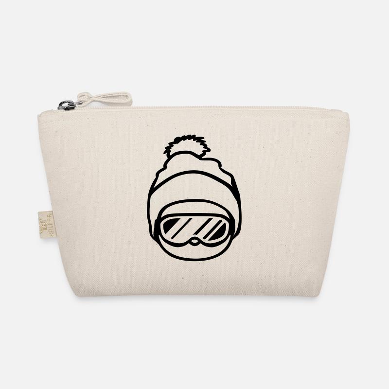 tête de poussin de neige face hiver oiseau amusement racing Trousse biologique
