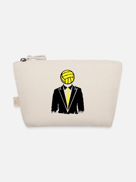 volley waterpolo costume cravate dechire ballon - Trousse biologique - nature - Devant