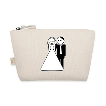 couple / wedding / mariage / bride and groom 2c - Trousse biologique - nature - Devant