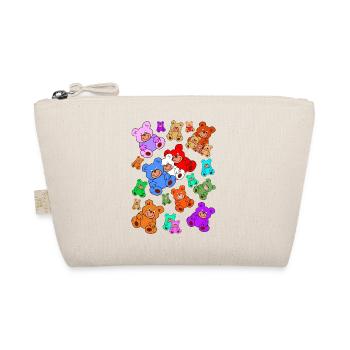 Teddybären / Teddys - Bio-Täschchen - Natur - Vorne