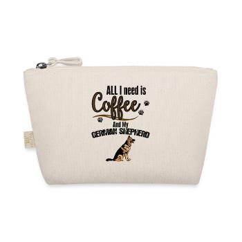 All I need is Coffee and my German Shepherd - Organic Pouch - nature - Front