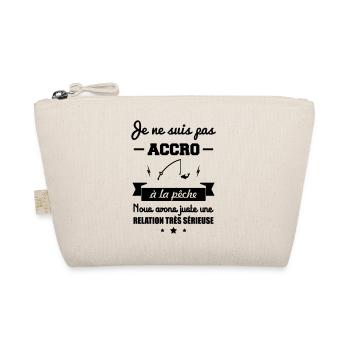 pas accro a la pêche,cadeau pêcheur - Trousse biologique - nature - Devant