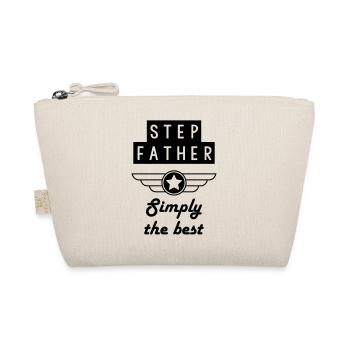 Stepfather Stiefvater Beau-Père Beau Pere Papa - Organic Pouch - nature - Front
