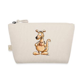 Kangourou avec bébé - cadeau - Trousse biologique - nature - Devant