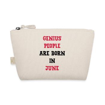 Geburtstag / Juni / Partei / Geschenk - Bio-Täschchen - Natur - Vorne