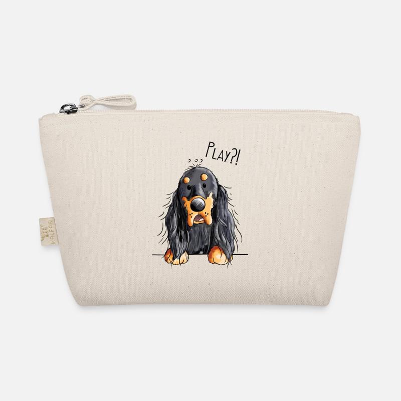 Gordon Setter - Hund - Dog - Hunde - Comic Bio-Täschchen