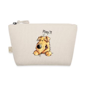 Airedale Terrier - Dog - Cartoon - Gift Dogs - Organic Pouch - nature - Front