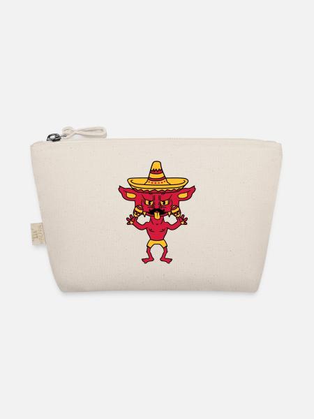 célébrer la moustache moustache chapeau mexicain s - Trousse biologique - nature - Devant