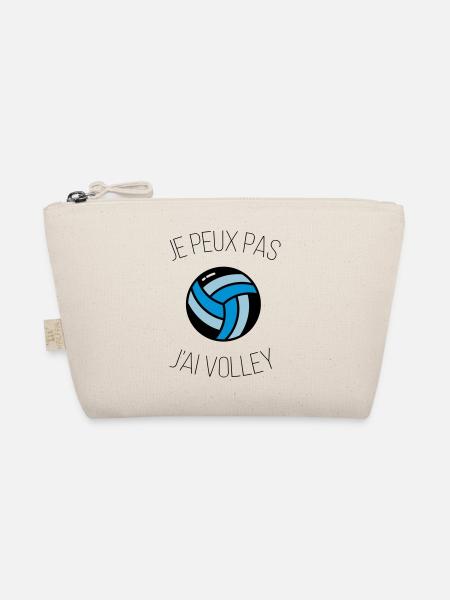 i can't volley - Organic Pouch - nature - Front
