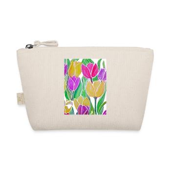 EG Flowers I Tulips I Flowers I Holland I Holiday - Organic Pouch - nature - Front